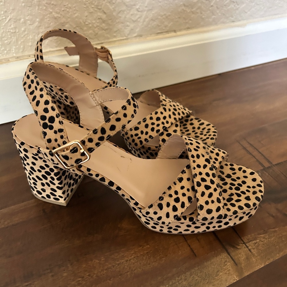 Leopard Print Women's Sandals
